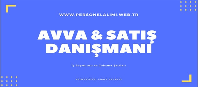 Avva Sat&inodot;&scedil; Dan&inodot;&scedil;man&inodot; &Idot;&scedil; &Idot;lanlar&inodot;